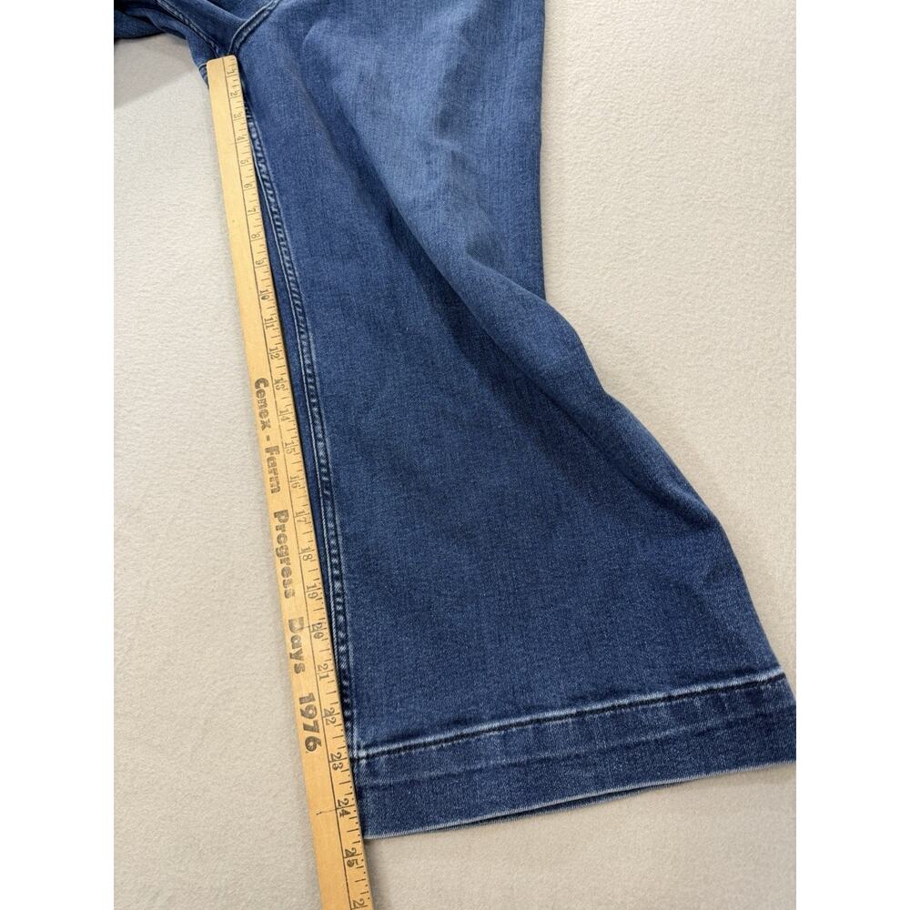 Pilcro The Skipper Jeans Womens 32 Anthropologie High Rise Wide Leg Patch Pocket - Picture 5 of 13
